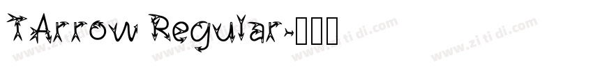 TArrow Regular字体转换